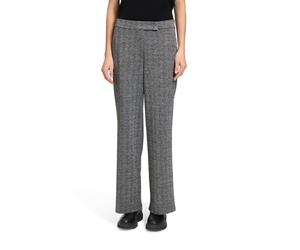 Stoffhose BETTY & CO "Damen mit Lurexfaden", Damen, Gr. 42, Normalgrößen, schwarz (schwarz, grau), Obermaterial: 71% Polyester, 23% Viskose, 2% Polyester, 2% Elasthan, 2% Polyamid, figurumspielend lan