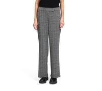 Stoffhose BETTY & CO "Damen mit Lurexfaden", Damen, Gr. 46, Normalgrößen, schwarz (schwarz, grau), Obermaterial: 71% Polyester, 23% Viskose, 2% Polyester, 2% Elasthan, 2% Polyamid, figurumspielend lan