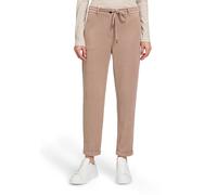 Stoffhose BETTY & CO "Damen mit Struktur", Damen, Gr. 44, Normalgrößen, powder pearl, Obermaterial: 100% Polyester, figurumspielend 7/8-Länge, Hosen Stoffhose, Material (12594655-44) powder pearl