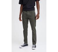 Stoffhose BLEND "BHEdford", Herren, Gr. 34, Länge 34, granite, Web, 98% Baumwolle, 2% Elasthan, unifarben, regular fit lang, Hosen Stoffhose, Stoffhose mit normalem Bund und schmalem Beinen - Slim Fit