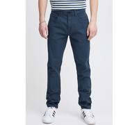 Stoffhose BLEND "BHEdford", Herren, Gr. 34, Länge 32, ensign blau, Web, 98% Baumwolle, 2% Elasthan, unifarben, regular fit lang, Hosen Stoffhose, Stoffhose mit normalem Bund und schmalem Beinen - Slim