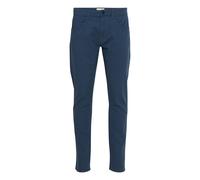 Stoffhose BLEND "BHEdford", Herren, Gr. 32, Länge 34, ensign blau, Web, 98% Baumwolle, 2% Elasthan, unifarben, regular fit lang, Hosen, Basic Chinohose (99190661-32) ensign blau