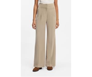 Stoffhose BOSS ORANGE "Tarima Premium Damenmode", Damen, Gr. 38, N-Gr, rust, copper 222, Web, Obermaterial: 75% Viskose, 25% Polyester, unifarben, lang, Hosen Stoffhose, Straight Leg, mit Gummizug (10