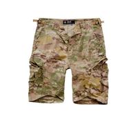 Stoffhose BRANDIT "Brandit Herren BDU Ripstop Shorts", Herren, Gr. XL, US-Größen, tactical camo, 100% Baumwolle, normal, Hosen Stoffhose (90221531-XL) tactical camo