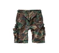 Stoffhose BRANDIT "Brandit Herren BDU Ripstop Shorts", Herren, Gr. XL, US-Größen, woodland, 100% Baumwolle, normal, Hosen Stoffhose (86876132-XL) woodland