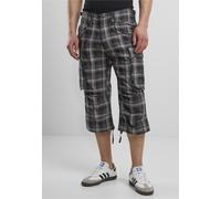Stoffhose BRANDIT "Brandit Herren Industry Vintage Cargo 3/4 Shorts", Herren, Gr. M, US-Größen, schwarzgrau, lila, 100% Baumwolle, unifarben, normal, Hosen Stoffhose (10627015-M)