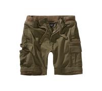 Stoffhose BRANDIT "Brandit Herren Packham Vintage Shorts", Herren, Gr. 5XL, US-Größen, grün (olive), 100% Baumwolle, unifarben, normal, Hosen Stoffhose (46172241-5XL) olive