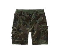 Stoffhose BRANDIT "Brandit Herren Packham Vintage Shorts", Herren, Gr. 5XL, US-Größen, grün (woodland), 100% Baumwolle, unifarben, normal, Hosen Stoffhose (33646011-5XL) woodland