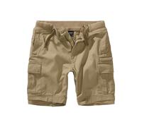 Stoffhose BRANDIT "Brandit Herren Packham Vintage Shorts", Herren, Gr. M, US-Größen, beige (camel), 100% Baumwolle, unifarben, normal, Hosen Stoffhose (53454505-M) camel