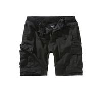 Stoffhose BRANDIT "Brandit Herren Packham Vintage Shorts", Herren, Gr. S, US-Größen, schwarz, 100% Baumwolle, unifarben, normal, Hosen Stoffhose (79684331-S) schwarz