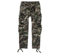 Stoffhose BRANDIT "Brandit Herren Pure Slim Fit Trouser", Herren, Gr. 3XL, US-Größen, grün (woodland), 100% Baumwolle, relaxed fit, Hosen Stoffhose (14271366-XXXL) woodland