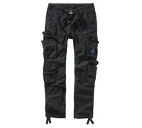 Stoffhose BRANDIT "Brandit Herren Pure Slim Fit Trouser", Herren, Gr. 3XL, US-Größen, schwarz, 100% Baumwolle, relaxed fit, Hosen Stoffhose (88291519-XXXL) schwarz