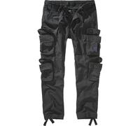 Stoffhose BRANDIT "Brandit Herren Pure Slim Fit Trouser", Herren, Gr. 4XL, US-Größen, schwarz (anthrazit), 100% Baumwolle, relaxed fit, Hosen Stoffhose (11965938-4XL) anthrazit