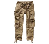Stoffhose BRANDIT "Brandit Herren Pure Slim Fit Trouser", Herren, Gr. 5XL, US-Größen, beige, 100% Baumwolle, relaxed fit, Hosen Stoffhose (29220549-5XL) beige