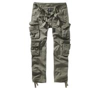 Stoffhose BRANDIT "Brandit Herren Pure Slim Fit Trouser", Herren, Gr. XL, US-Größen, grün (olive), 100% Baumwolle, relaxed fit, Hosen Stoffhose (25070014-XL) olive