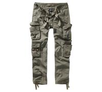 Stoffhose BRANDIT "Brandit Herren Pure Slim Fit Trouser", Herren, Gr. XL, US-Größen, olive, 100% Baumwolle, relaxed fit, Hosen Stoffhose (25070014-XL) olive