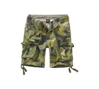 Stoffhose BRANDIT "Brandit Herren Urban Legend Cargo Shorts", Herren, Gr. 7XL, US-Größen, grün (swedish camo), 65% Polyester, 35% Baumwolle, normal, Hosen Stoffhose (69581841-7XL) swedish camo