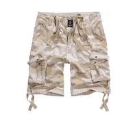 Stoffhose BRANDIT "Brandit Herren Urban Legend Cargo Shorts", Herren, Gr. 7XL, US-Größen, sandcamo, 65% Polyester, 35% Baumwolle, normal, Hosen Stoffhose (10550246-7XL) sandcamo