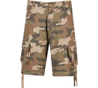 Stoffhose BRANDIT "Brandit Herren Urban Legend Cargo Shorts", Herren, Gr. S, US-Größen, light woodland, 65% Polyester, 35% Baumwolle, normal, Hosen Stoffhose (82414451-S) light woodland