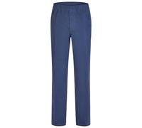 Stoffhose BRÜHL "Gustav", Herren, Gr. 30, EURO-Größen, blau, 2% Elasthan, 62% Baumwolle, Kunstfaser, 28% Lyocell, unifarben, lang, Hosen Stoffhose, aus Popeline-Stretch (98069458-30) blau