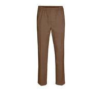 Stoffhose BRÜHL "Gustav", Damen, Gr. 50, EURO-Größen, beige (sand), 97% Baumwolle, 3% Elasthan, unifarben, lang, Hosen Stoffhose, aus Popeline-Stretch (50642544-50) sand