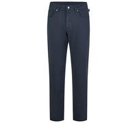 Stoffhose BRÜHL "York DO", Herren, Gr. 26, EURO-Größen, blau, 98% Baumwolle, 2% Elasthan, bedruckt, lang, Hosen Stoffhose, im klassischen 5-Pocket Style (92531105-26) blau