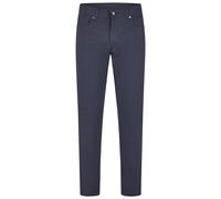 Stoffhose BRÜHL "York DO", Herren, Gr. 30, EURO-Größen, blau, 97% Baumwolle, 3% Elasthan, unifarben, lang, Hosen Stoffhose, im klassischen 5-Pocket Style (45264464-30) blau