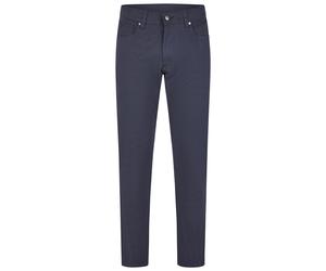 Stoffhose BRÜHL "York DO", Herren, Gr. 52, EURO-Größen, blau, 97% Baumwolle, 3% Elasthan, unifarben, lang, Hosen Stoffhose, im klassischen 5-Pocket Style (28253626-52) blau
