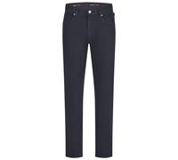 Stoffhose BRÜHL "York", Herren, Gr. 26, EURO-Größen, blau, 3% Elasthan, 97% Baumwolle, unifarben, lang, Hosen Stoffhose, mit Gürtelschlaufen am Bund (72298632-26) blau