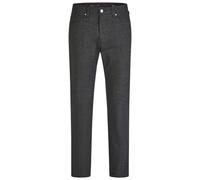 Stoffhose BRÜHL "York", Herren, Gr. 26, EURO-Größen, grau (anthrazit), 53% Baumwolle, 29% Polyester, 15% Viskose, 3% Elasthan, unifarben, lang, Hosen Stoffhose, im klassischen 5-Pocket Style (55853506