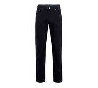 Stoffhose BRÜHL "York", Herren, Gr. 26, EURO-Größen, schwarz (blau), 99% Baumwolle, 1% Elasthan, unifarben, lang, Hosen Stoffhose, im klassischen 5-Pocket Style (79288223-26) blau