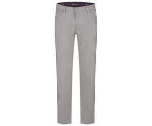 Stoffhose BRÜHL "York", Herren, Gr. 28, EURO-Größen, grau (hellgrau), 97% Baumwolle, 3% Elasthan, unifarben, lang, Hosen Stoffhose, im klassischen 5-Pocket Style (23408667-28) hellgrau