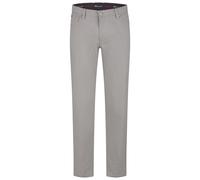 Stoffhose BRÜHL "York", Herren, Gr. 54, EURO-Größen, grau (hellgrau), 97% Baumwolle, 3% Elasthan, unifarben, lang, Hosen Stoffhose, im klassischen 5-Pocket Style (69839247-54) hellgrau