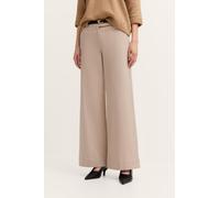 Stoffhose BUGATTI "Baumwollmix", Damen, Gr. 34, Normalgrößen, beige (40, beige), 98% Baumwolle, 2% Elasthan, unifarben, normal, Hosen Stoffhose, mit Flexcity Stretch (57343652-34) 40, beige