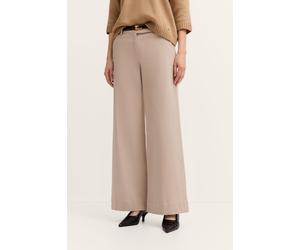 Stoffhose BUGATTI "Baumwollmix", Damen, Gr. 40, Normalgrößen, beige (40, beige), 98% Baumwolle, 2% Elasthan, unifarben, normal, Hosen Stoffhose, mit Flexcity Stretch (57343652-40) 40, beige