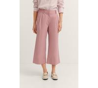 Stoffhose BUGATTI, Damen, Gr. 42, Normalgrößen, rosa (720, rose), 80% Baumwolle, 20% Leinen, unifarben, normal, Hosen Stoffhose, mit Kordelzug (34977939-42) 720, rose