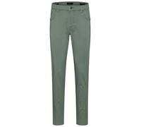 Stoffhose BUGATTI, Herren, Gr. 34, Länge 32, grün (moos), 97% Baumwolle, 3% Elasthan, slim fit, Hosen Stoffhose, aus elastischem Baumwoll-Mix (59132111-34)