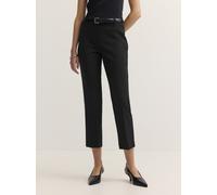 Stoffhose BUGATTI "Modern Fit", Damen, Gr. 40, Normalgrößen, schwarz (290, schwarz), 87% Polyester, 13% Elasthan, unifarben, normal, Hosen Stoffhose, Modern Fit Stretch Schlanke Form (37953663-40) 290