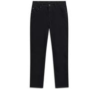 Stoffhose BUGATTI "Modern Fit", Herren, Gr. 34, Länge 30, blau (390, marine), 85% Baumwolle, 12% Polyester, 3% Elasthan, unifarben, normal, Hosen Stoffhose, mit Flexcity Performance Stretch (65570466-