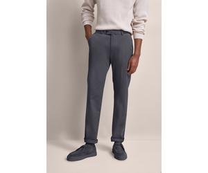 Stoffhose BUGATTI "Modern Fit", Herren, Gr. 40, Länge 32, grau (dunkelgrau), 89% Baumwolle, 7% Elastomultiester, 4% Elasthan, normal, Hosen Stoffhose, Basic Essential (20997658-40) dunkelgrau