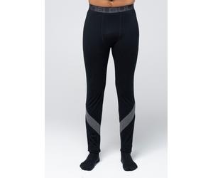 Stoffhose BULA, Herren, Gr. S, US-Größen, schwarz, 50% Wolle, 50% Viskose, mehrfarbig, Hosen Funktionsunterhose Tight Lange Unterhose, mit bequemem Dehnbund (57625648-S) schwarz