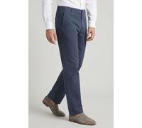 Stoffhose CALVIN KLEIN JEANS "90S STRAIGHT COMFORT COTTON", Herren, Gr. 40, Länge 32, ink, Web, Obermaterial: 97% Baumwolle, 3% Elasthan, unifarben, straight fit lang, Hosen Stoffhose, Regular fit mit