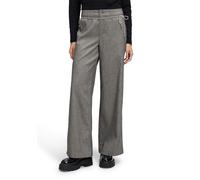 Stoffhose CARTOON "Damen mit Bindegürtel", Damen, Gr. 36, Normalgrößen, grau (grau melange), Obermaterial: 83% Polyester, 15% Viskose, 2% Elasthan, gerade lang, Hosen Stoffhose (64748619-36) grau mela