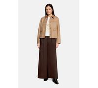 Stoffhose CARTOON "Damen mit Bundfalten", Damen, Gr. 34, Normalgrößen, braun (dunkelbraun), Obermaterial: 71% Baumwolle, 25% Polyamid, 04% Elasthan, loose fit lang, Hosen Stoffhose (40984332-34) dunke