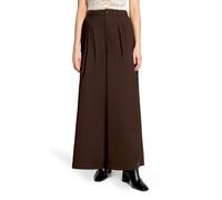 Cartoon Hose Klassisch - Stoffhose mit Bundfalten, Loose-Fit lang, dunkelbraun, Damen Gr. 40