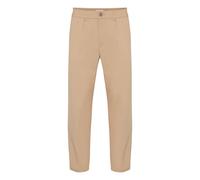Stoffhose CASUAL FRIDAY "Stoffhose CFMarc", Herren, Gr. 38/34, Länge 34, beige (silber mink), Obermaterial: 62% Polyester PES. 34% Viskose CV. 4% Elasthan EL., Hosen Stoffhose (61805633-38) silber min