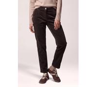 Stoffhose CECIL, Damen, Gr. 29, Länge 28, truffle braun, Web, 98% Baumwolle, 2% Elasthan, unifarben, comfort fit lang, Hosen Stoffhose, 5-Pocket-Style (23271943-29) truffle braun
