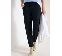 Stoffhose CECIL, Damen, Gr. 36, Länge 26, universal blau, Web, 96% Baumwolle, 4% Elasthan, unifarben, comfort fit 7/8-Länge, Hosen Stoffhose, aus Baumwolle mit Stretchanteil (67126151-36) universal bl