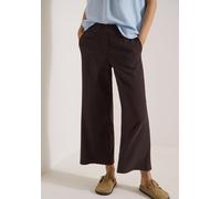 Stoffhose CECIL, Damen, Gr. L, Länge 26, braun cacao, Stoff, 73% Viskose, 25% Polyester, 2% Elasthan, unifarben, loose fit 7/8-Länge, Hosen Stoffhose, High Waist (61691745-L) braun cacao