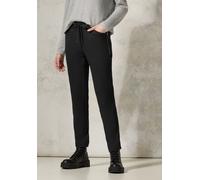 CECIL Damen B378393 Style Tracey Zip Solid, Schwarz, L / 30L EU